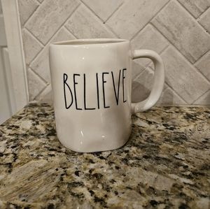 Rae Dunn Believe mug